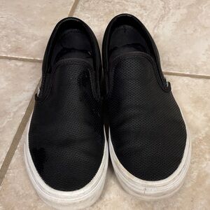 Black Slip-On Vans